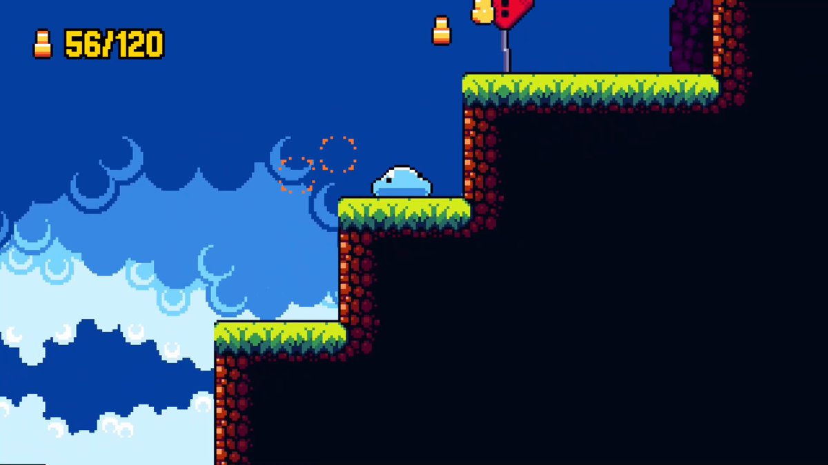 If you’re into platformers, give “Go Slimey Go!” a look! Colorful pixel art, tight controls, and clever level design.