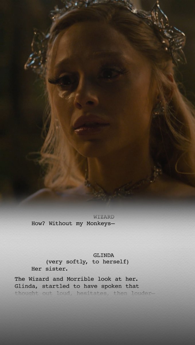 A new script to movie clip from ‘WICKED: FOR GOOD’ starring Ariana Grande has been released.
