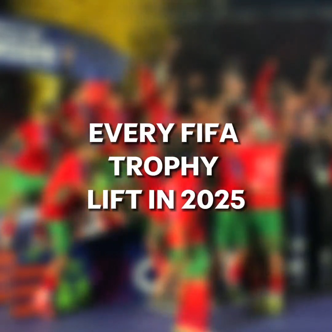 That trophy lift feeling! 🤩 Looking back at every FIFA tournament champion in 2025 🏆