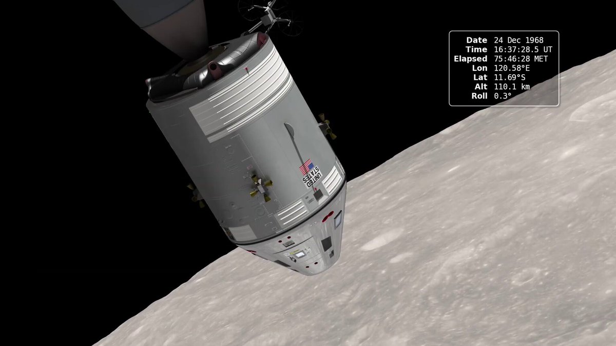 Earthrise, as it happened. Hear the crew of Apollo 8 as they see Earth rising over the moon and scramble to capture the iconic photo back in 1968. This was created by NASA Goddard in 2013
