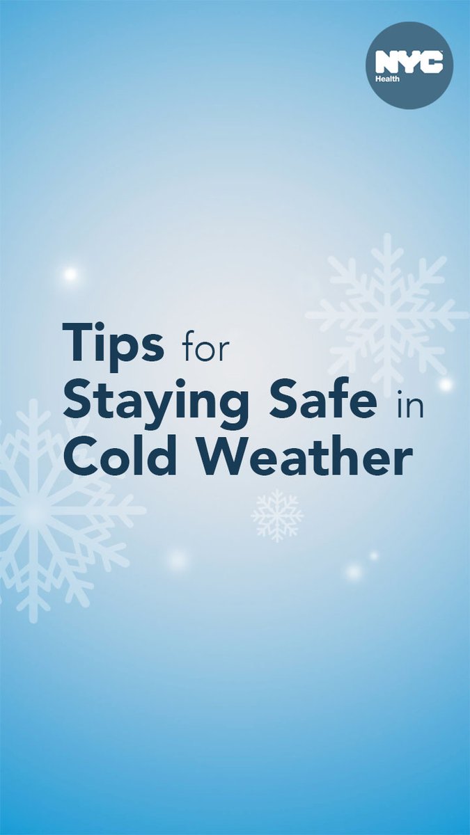 A Winter Storm Warning is currently in effect for NYC! Follow these tips to stay safe and warm. Sign up for NYCEM - Notify NYC for updates: