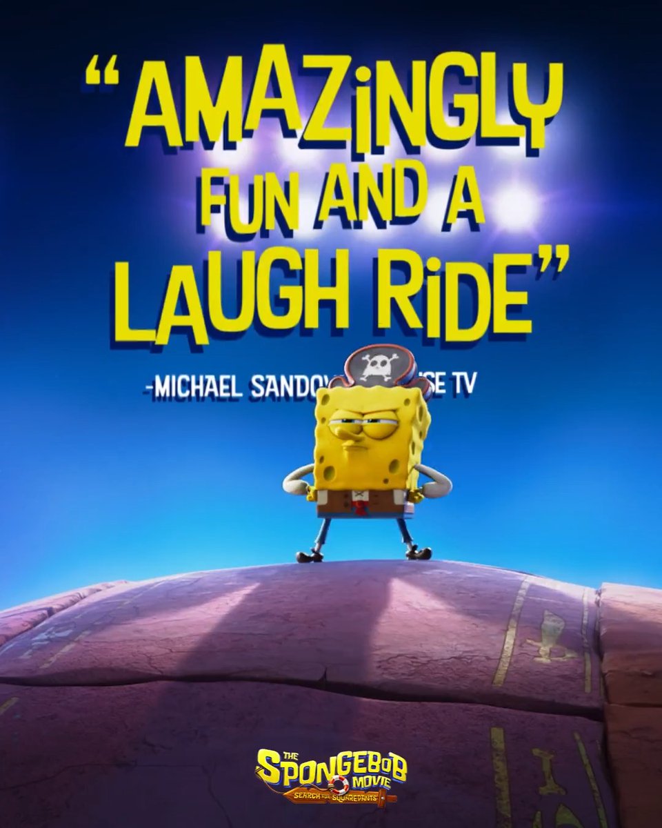The Sponge. The Myth. The Legend. 🧽✨ #SpongeBobMovie is NOW PLAYING only in theatres. Get tickets:
