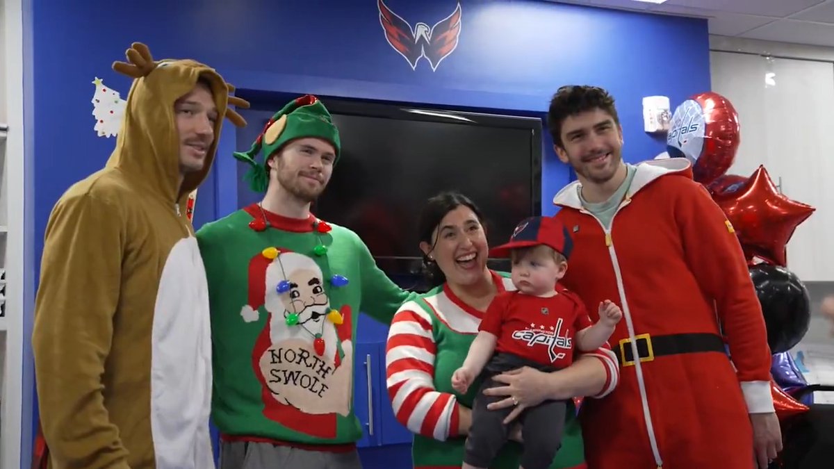 “It feels so wonderful to see how happy all the kids and families are, and also to see Caps players who enjoy this event.” Hearts were warmed all around during our holiday visit to the Child Life Center at MedStar Georgetown University Hospital. #ALLCAPS | MedStar Health