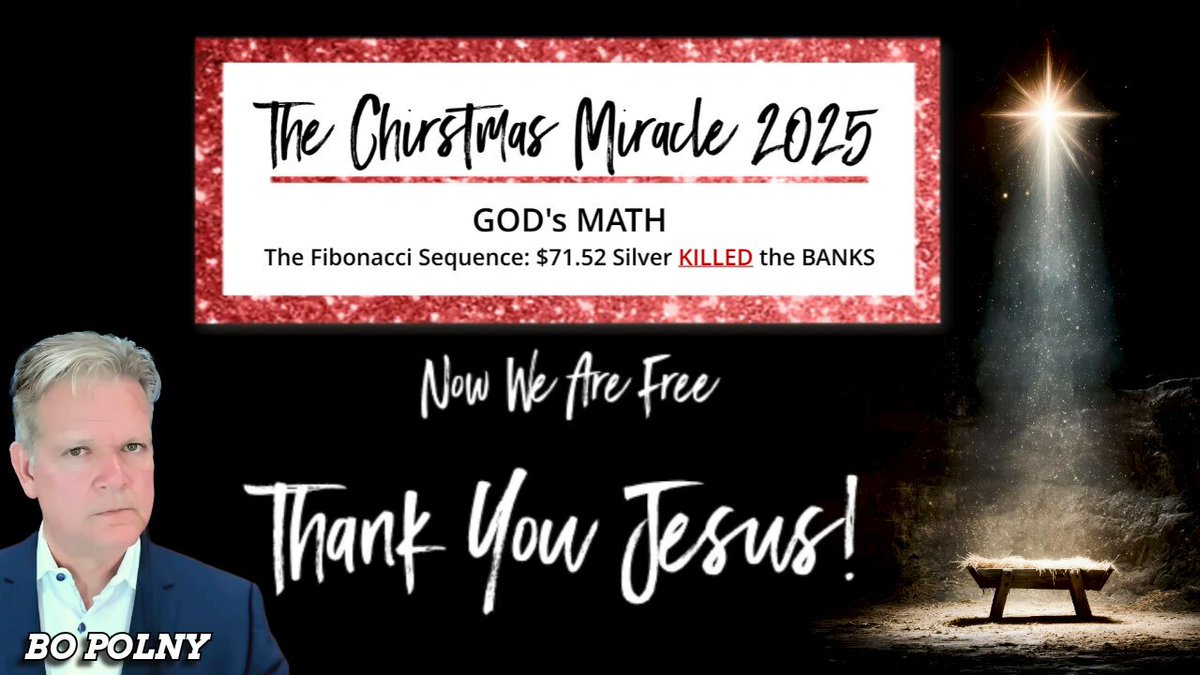 THE Christmas Miracle of 2025 | $71.52 Silver that KILLED the Banks! HIS GLORY