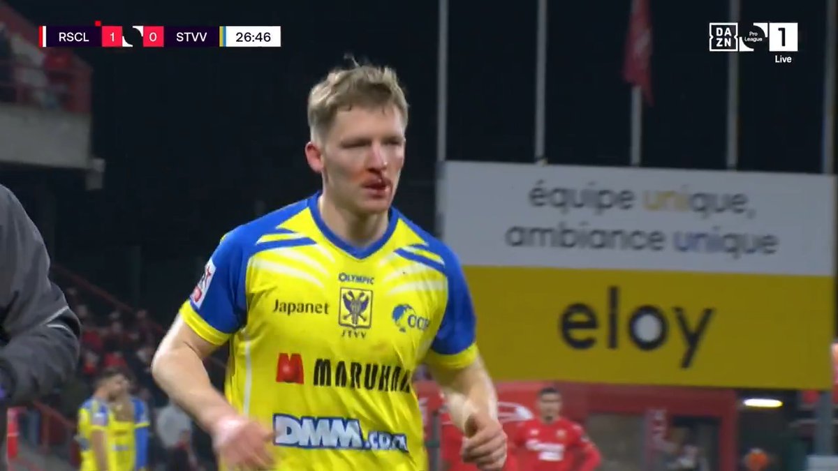 🟥 | Timothé Nkada est exclu pour cette mauvaise réaction sur Robert-Jan Vanwesemael. 😶🌫️👀 #STASTV