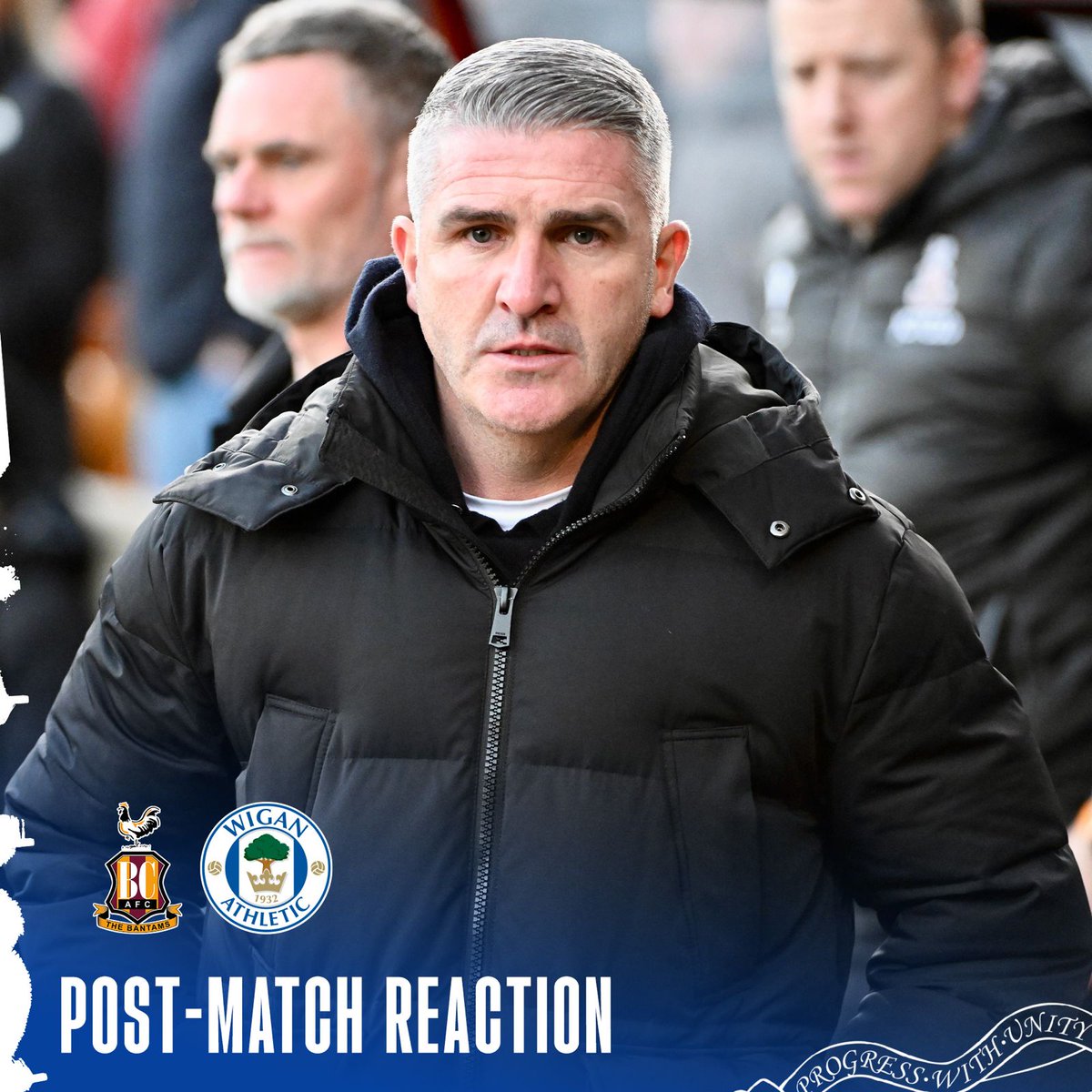 🗣️ "The boys deserved more from that." Ryan Lowe reflects on the late defeat at Bradford City. 👇 #wafc 🔵⚪️