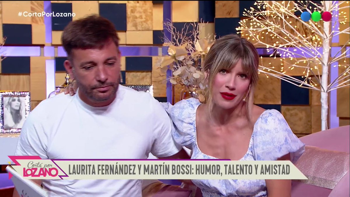 Laurita Fernández y Martín Bossi 💫 Humor, talento y amistad Mirá #CortaPorLozano en vivo en 📺