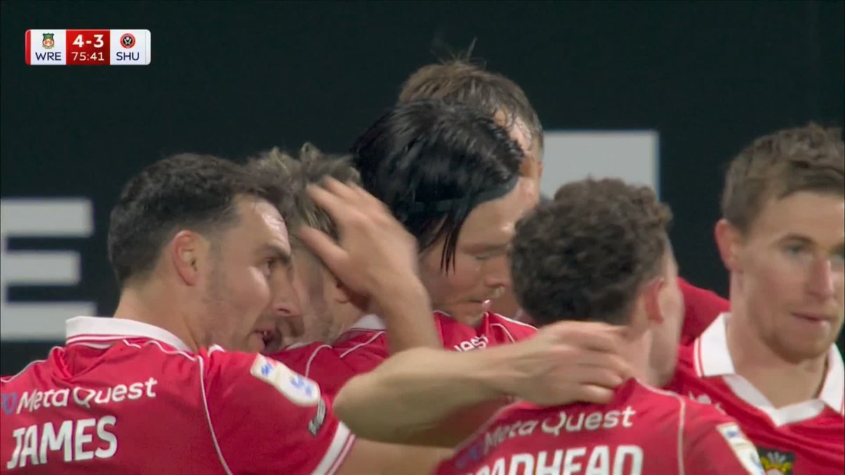 From 3-1 down to 4-3 up... What a sensational turnaround for Wrexham! 🤩