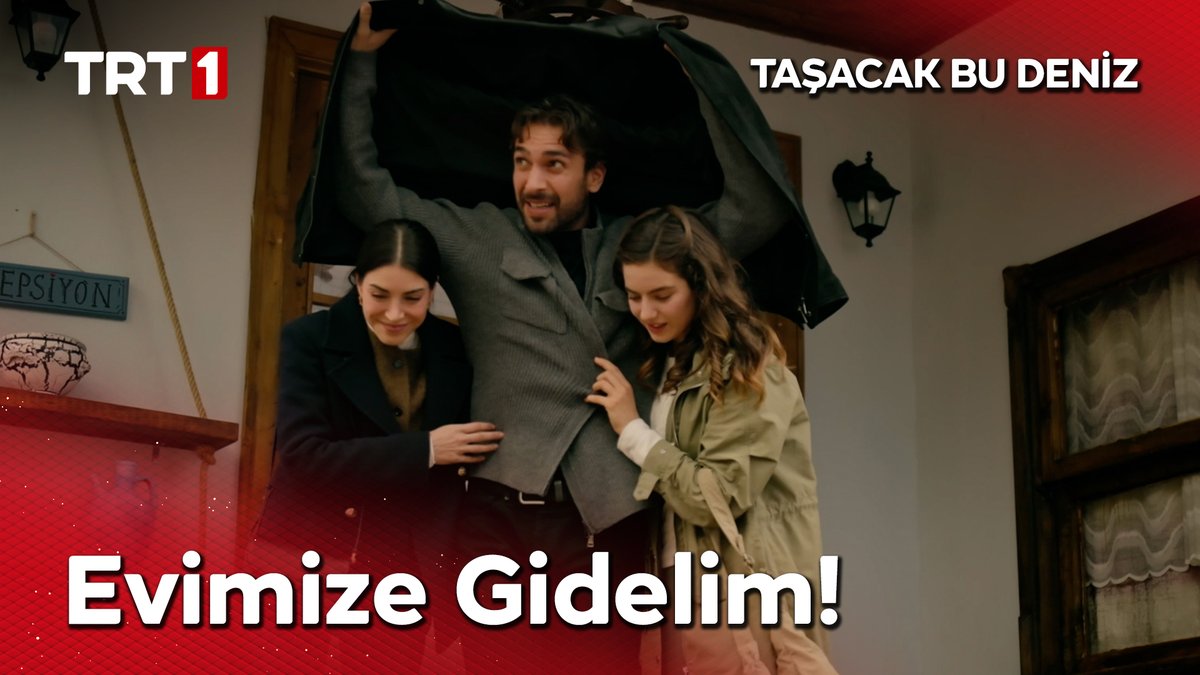 Esme ve Eleni, Adil’in kanatları altında. 🥰 #TaşacakBuDeniz Taşacak Bu Deniz
