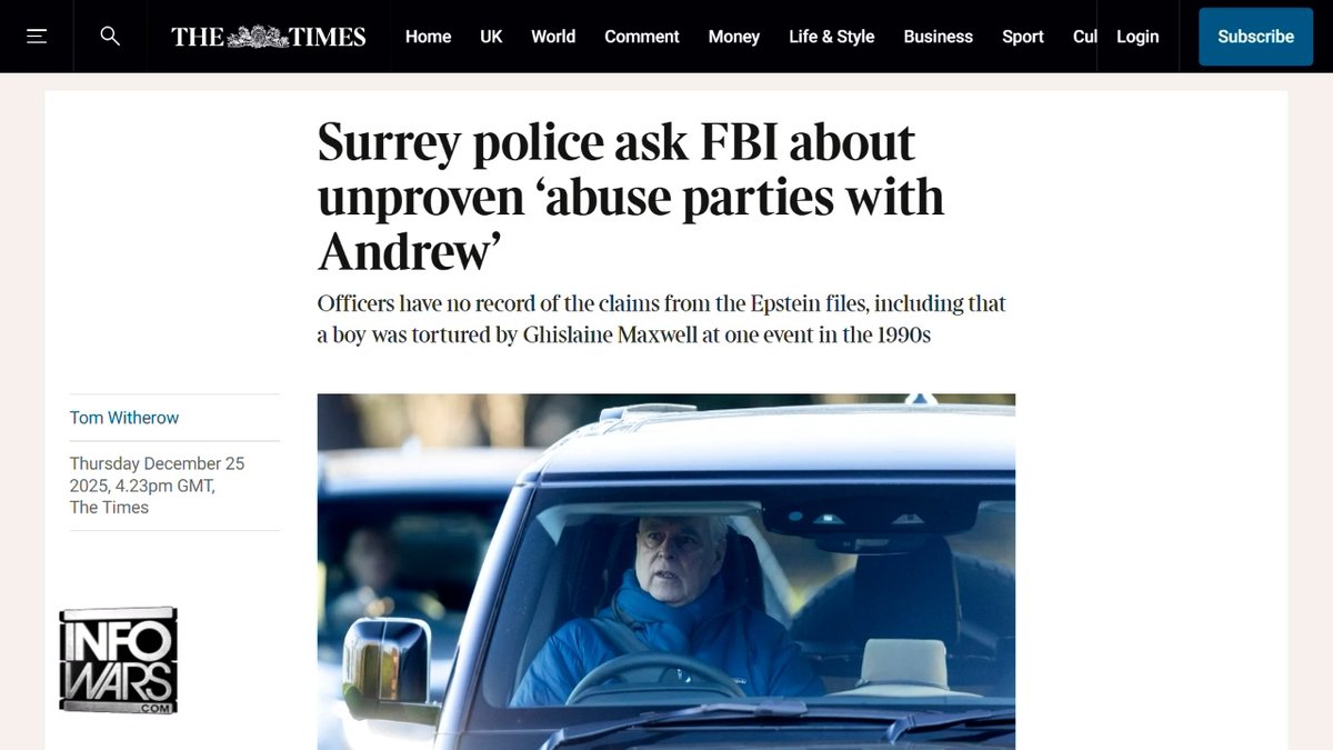 BREAKING: Former Prince- Andrew Windsor- Accused Of Attending Epstein's UK Pedo Ring Parties Where Victims Were Tied To A Table & Tortured With Electrical Shocks!