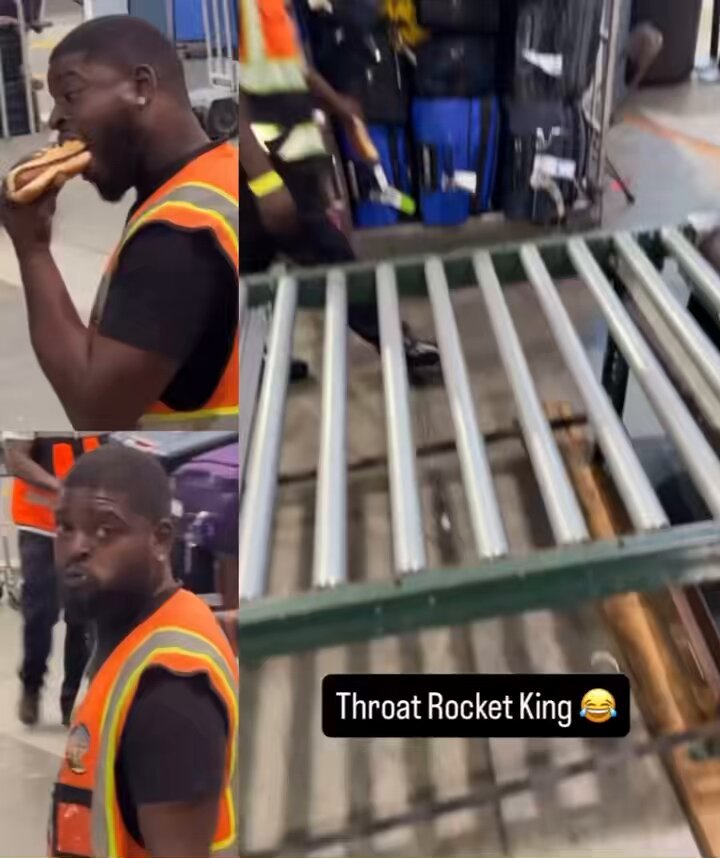 Bro really thought he found a hiding spot to eat that glizzy at work 😭😭