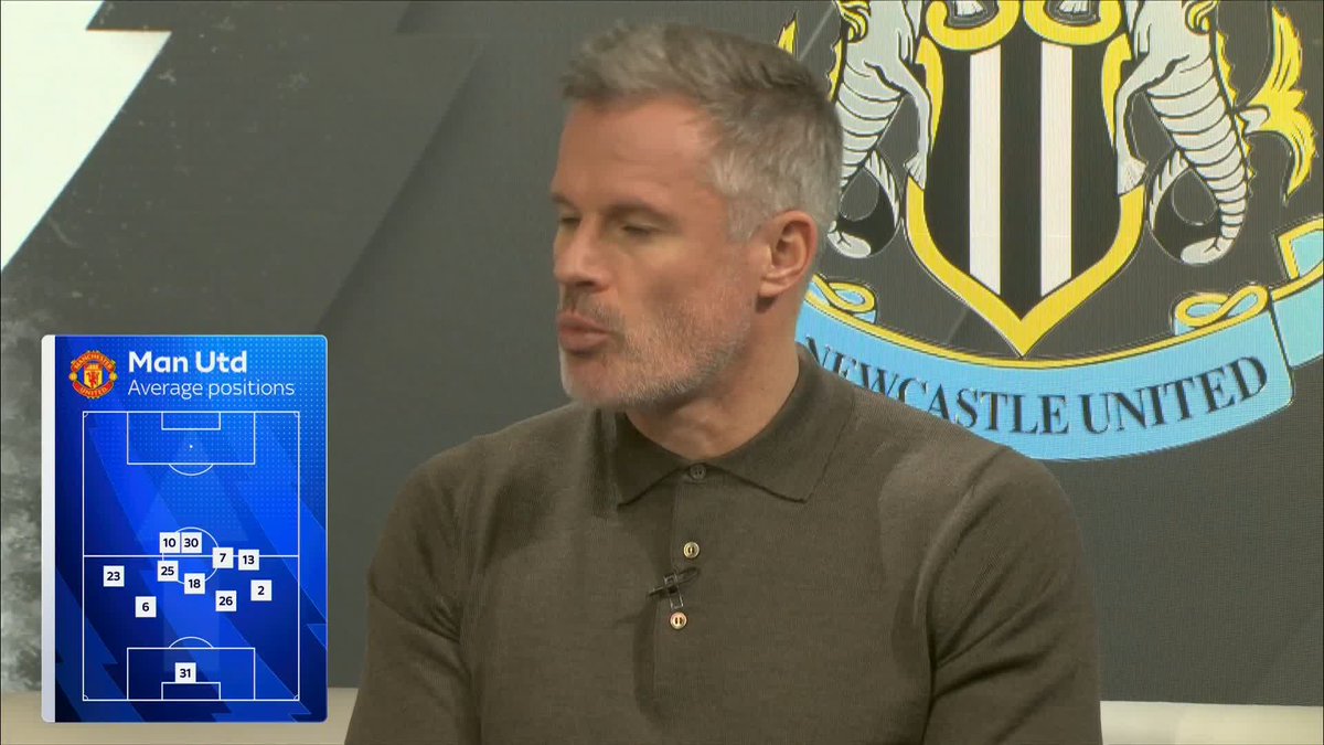 "They've caused Newcastle problems" Jamie Carragher says the back four 'feels right' for Manchester United ✅