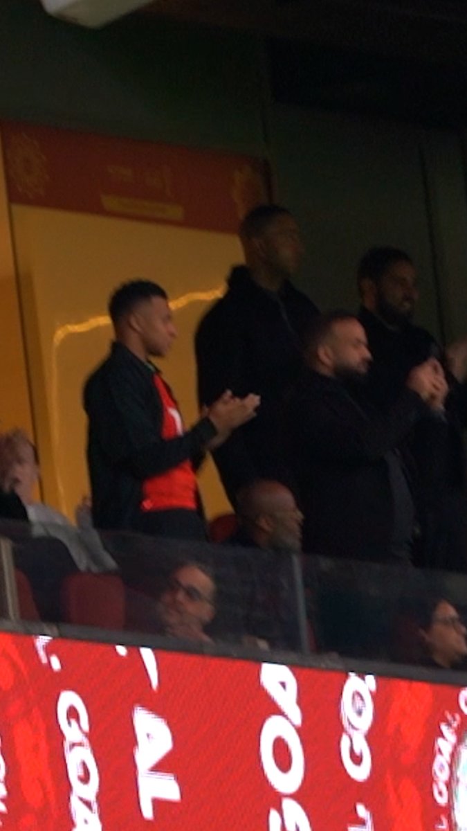 🇲🇦🇫🇷 La joie de Kylian Mbappé après le but de son coéquipier au Real Madrid, Brahim Díaz.