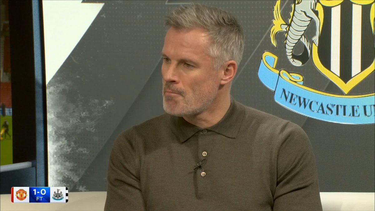 "They didn't deserve anything from the game" Jamie Carragher says Newcastle didn't create enough big chances against Man Utd 😬