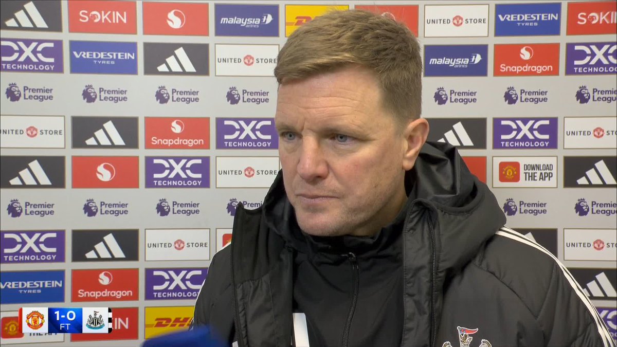 "I thought it was there for us to take" Eddie Howe reacts to Newcastle's loss to Man Utd 👇