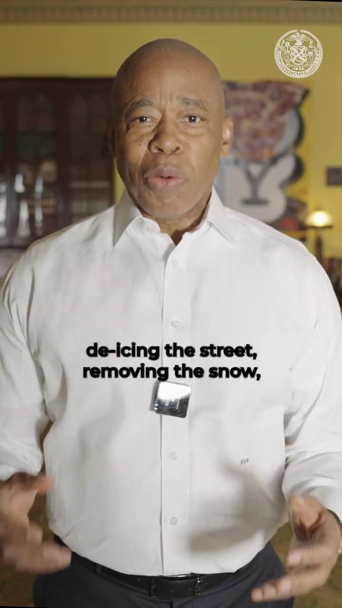 That white stuff is coming, NYC! We're ready for however much we get. Avoid driving if you can for the rest of the day. Take mass transit, especially if you need to get somewhere later tonight. NYC Sanitation crews can clear the roads quicker if we all work together.