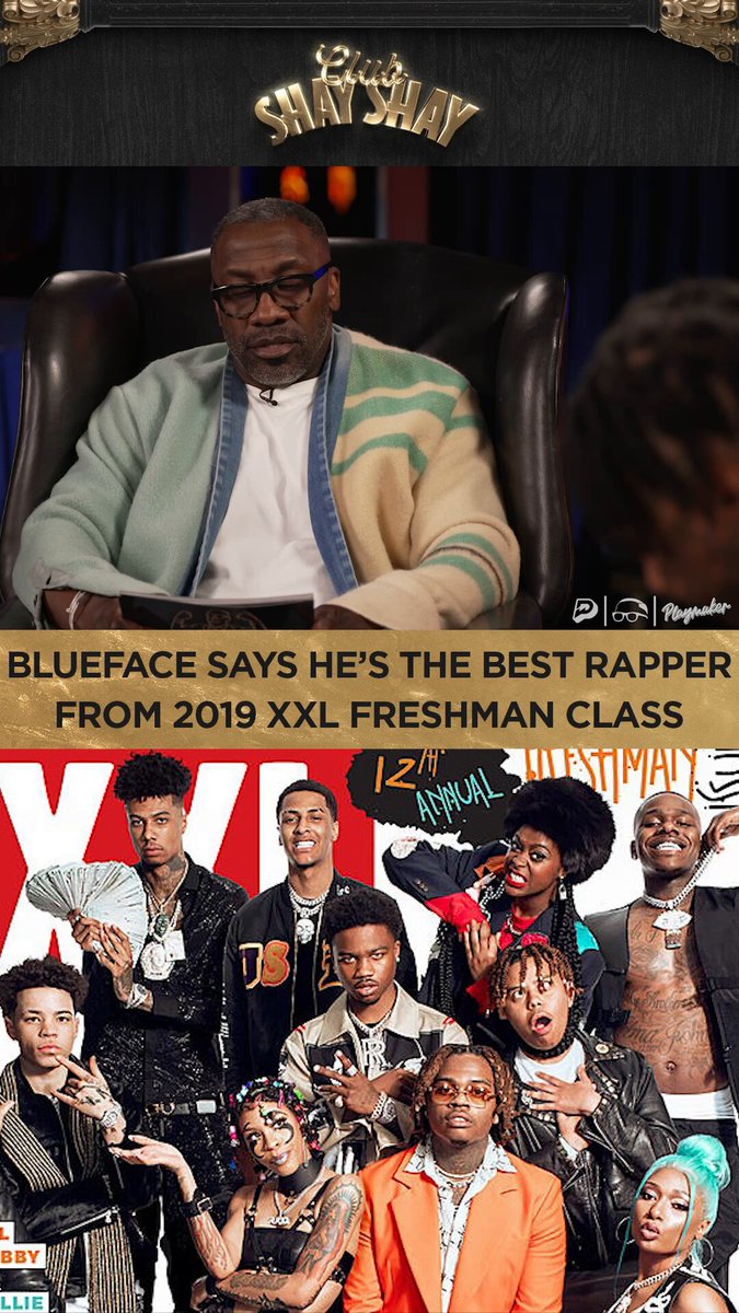 .shannon sharpe: "You're the best rapper in that class?" blueface: "Of course, man." shannon sharpe: "Better than DaBaby? Gunna?"