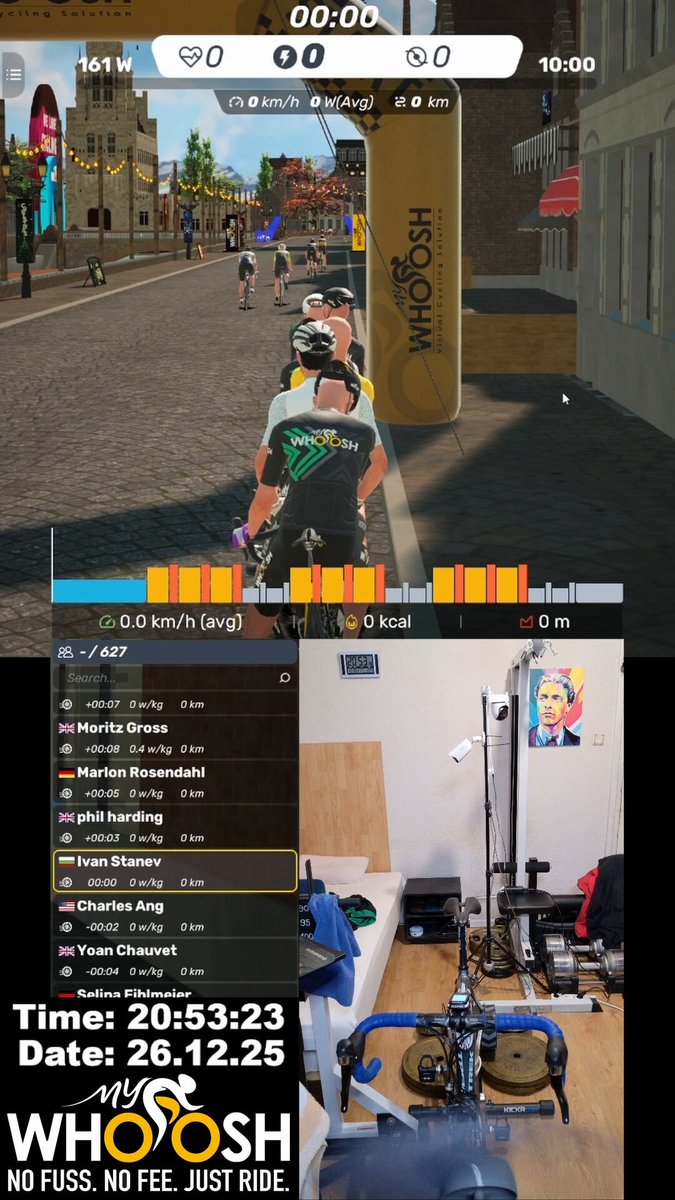 MyWhoosh Cycling Workout Live Stream 26.12.2025 #MyWhoosh #cycling #wizhunt #workout #bike #mtb #fitness #run #kolewow