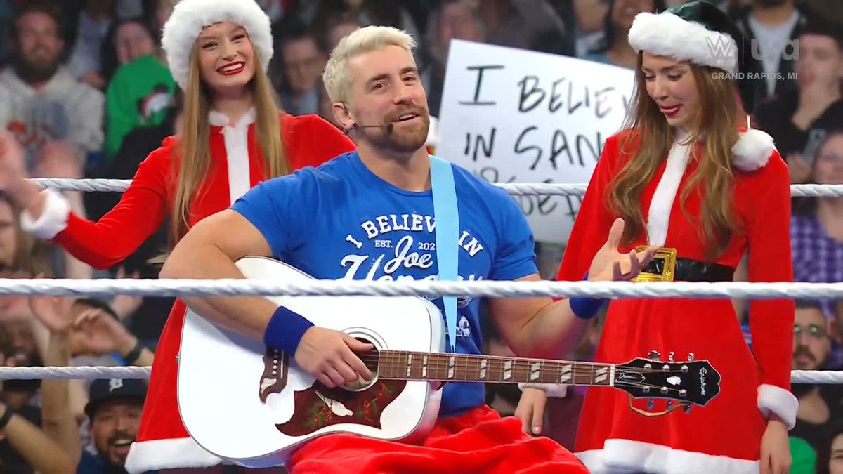 .The Miz is NOT a fan of Joe Hendry's new holiday jingle 😅