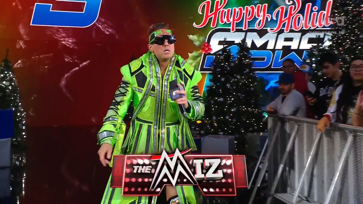 "The reason your upset is cause we started the song without you!" Joe Hendry said run it back, but The Miz wasn't having it... 😬 Nick Aldis