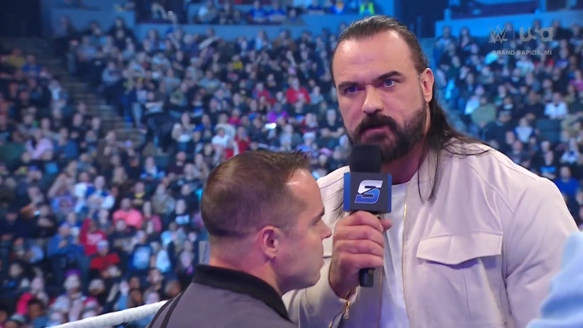 Of course Drew couldn't just apologize... Nick Aldis