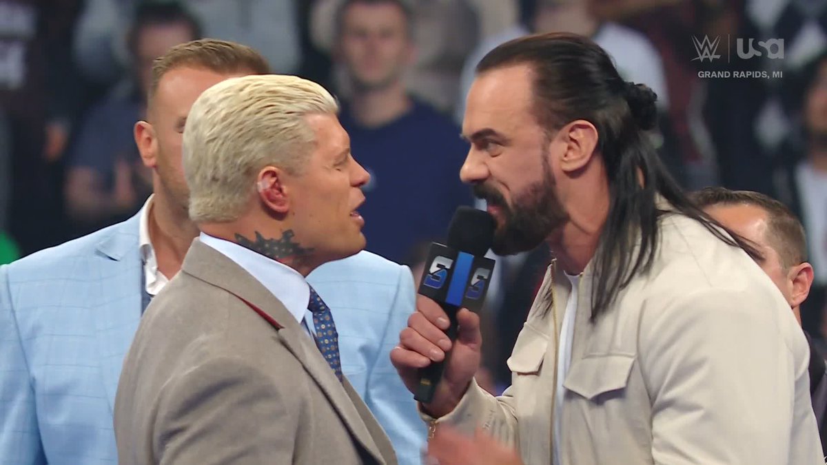 Keep his wife's name out of your mouth, Drew! 😤 Cody Rhodes