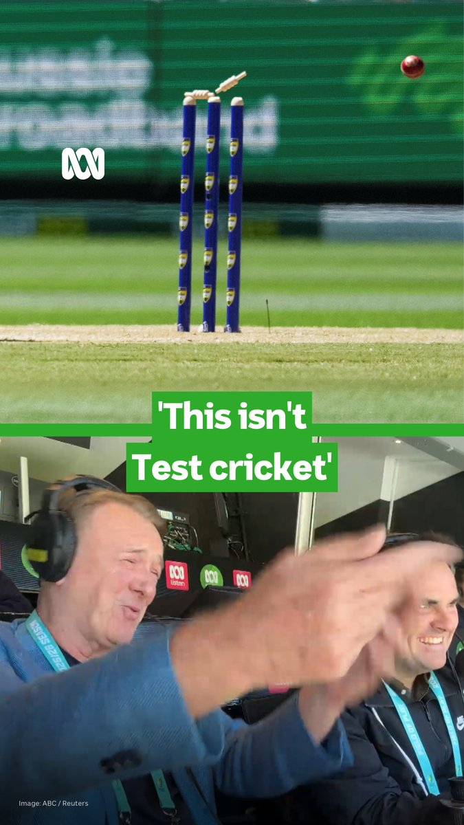 "It just doesn't feel right, does it? It feels like a shootout … a Western." 🏏 📻📱Catch every ball this summer. Live and ad-free on ABC listen: 💻📝 Live blog: #Ashes