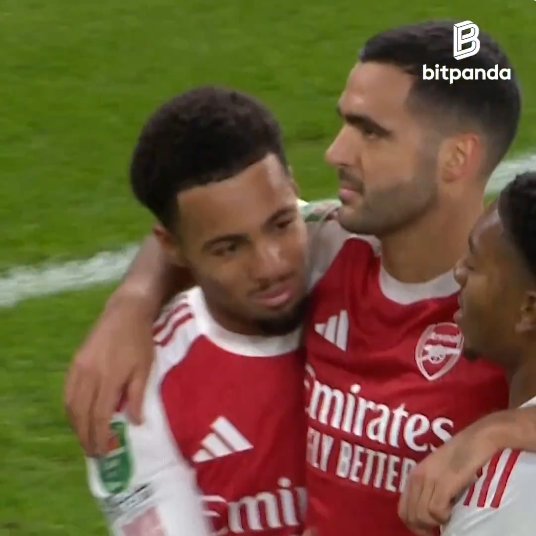 Last time out against the Seagulls... Ethan Nwaneri caps off a flowing Gunners move in the Carabao Cup 😮‍💨 🤝 Bitpanda