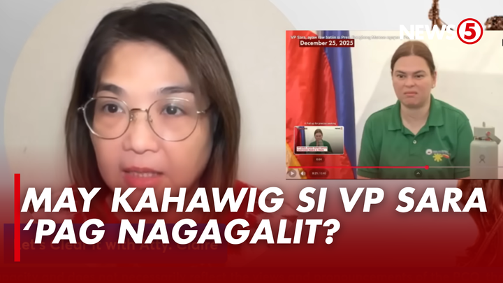 CASTRO KAY VP SARA: PARANG (CHUCKY) 'PAG GALIT Sa social media post ni Atty. Claire Castro na uploaded nitong December 26, pinatutsadahan niya si Vice Pres. Sara Duterte na kahawig daw ng horror doll na si "Chucky" kapag nagagalit. Sinabi ito ni Castro nang talakayin niya ang tugon ni Duterte sa tanong kung may mensahe ba ito kay Pres. Bongbong Marcos para sa Pasko. For more latest stories, visit us at
