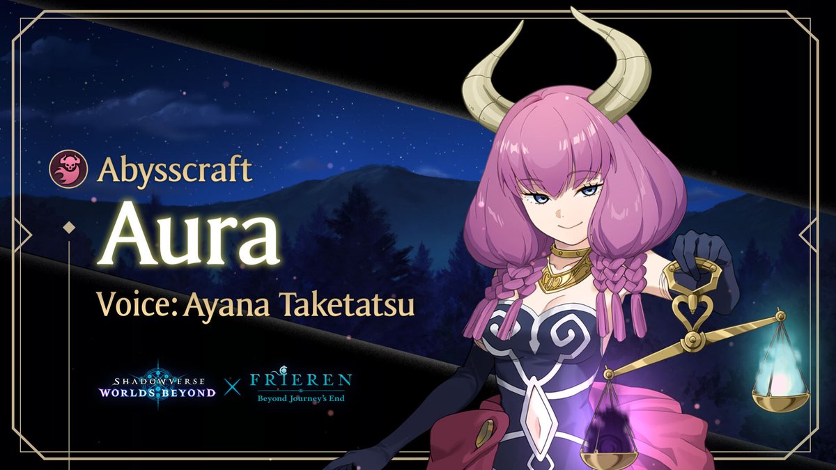 The mystery collab leader is... Aura! Log in after the #Frieren: Beyond Journey's End collab kicks off on December 29 to get her for free! 🎁 Watch on YouTube: #ShadowverseWB #SVWBLeader