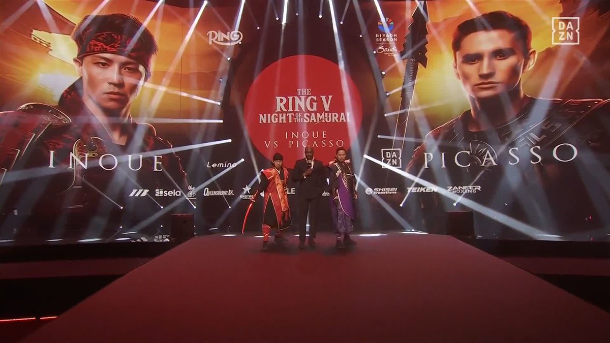 We’re live on DAZN Boxing now for Ring V: Night of the Samurai ⚔️ Tune in… #InouePicasso headlines 🥷
