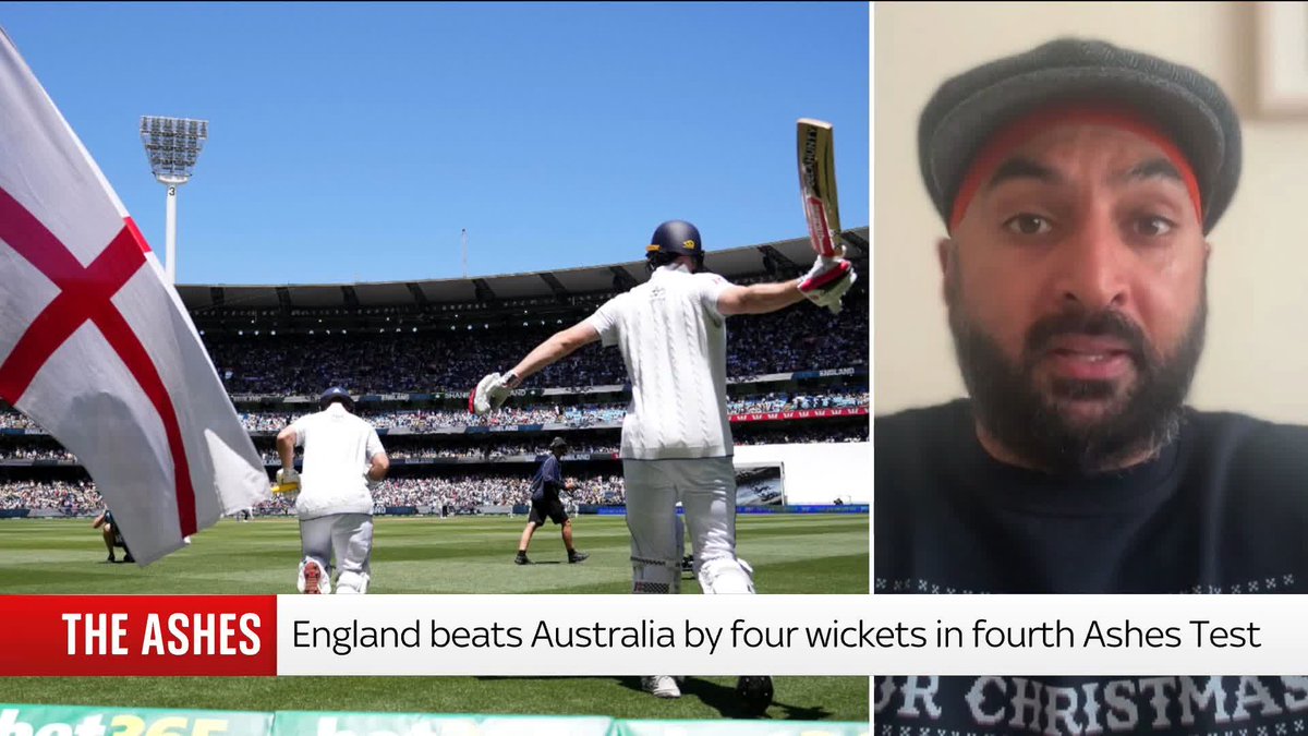 'Is this enough to reinforce Ben Stokes as leader of the England cricket team?' Former England cricketer, Monty Panesar and Samantha Washington discuss England winning their first Ashes test in Australia since 2011 More ➡️ 📺 Sky 501 and YouTube