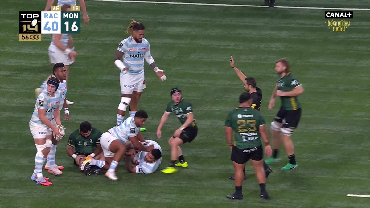 CARBONNEAU VOIT DOUBLE ๐ฅ Lรฉo Carbonneau inscrit un doublรฉ et permet au Racing 92 de s'envoler au score โ๏ธ #R92USM
