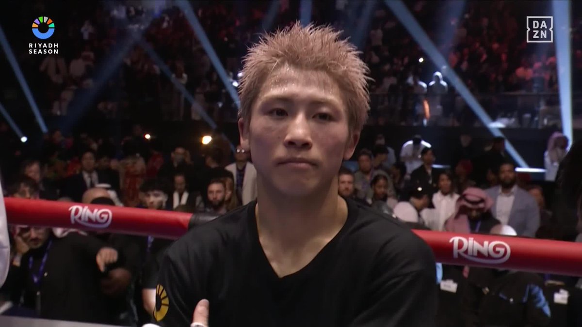 Inoue welcomes Bam fight 😍 #RINGV: Night of the Samurai | @RingMagazine ▪️
