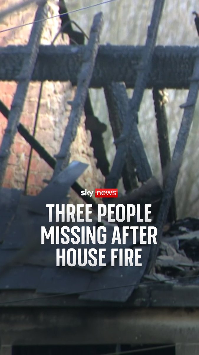 Three people are unaccounted for after a house fire in the early hours of Boxing Day on Brimscombe Hill, near Stroud, police have said. Full story: