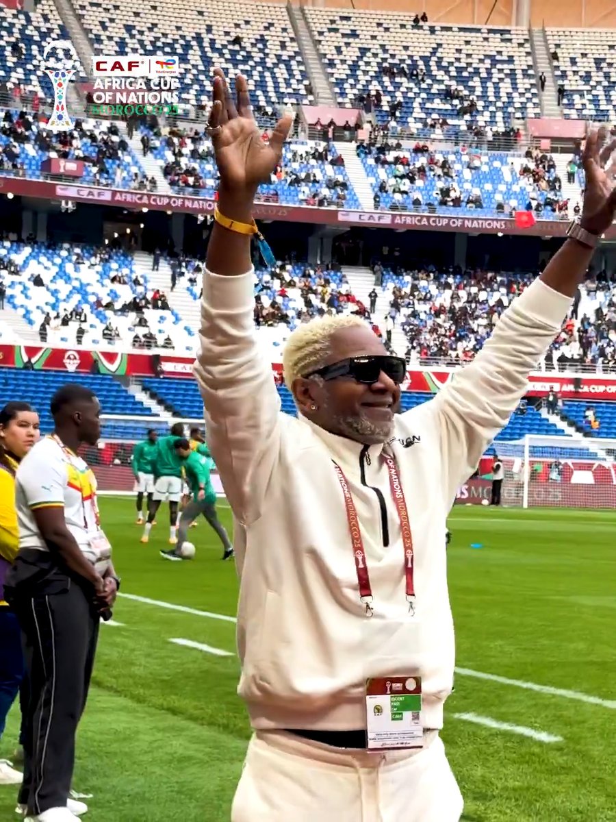 Awilo Longomba took the mic, and the crowd took over! 🤩 #TotalEnergiesAFCON2025