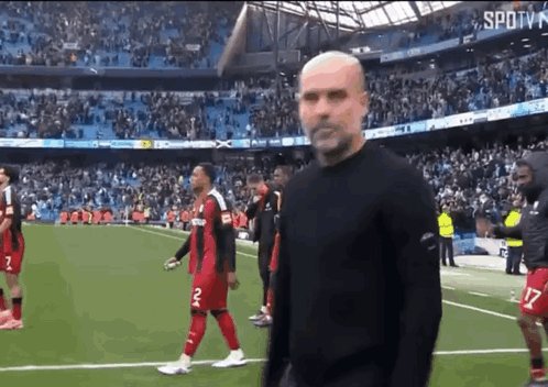 Pep Guardiola and cameras 😭😭😭