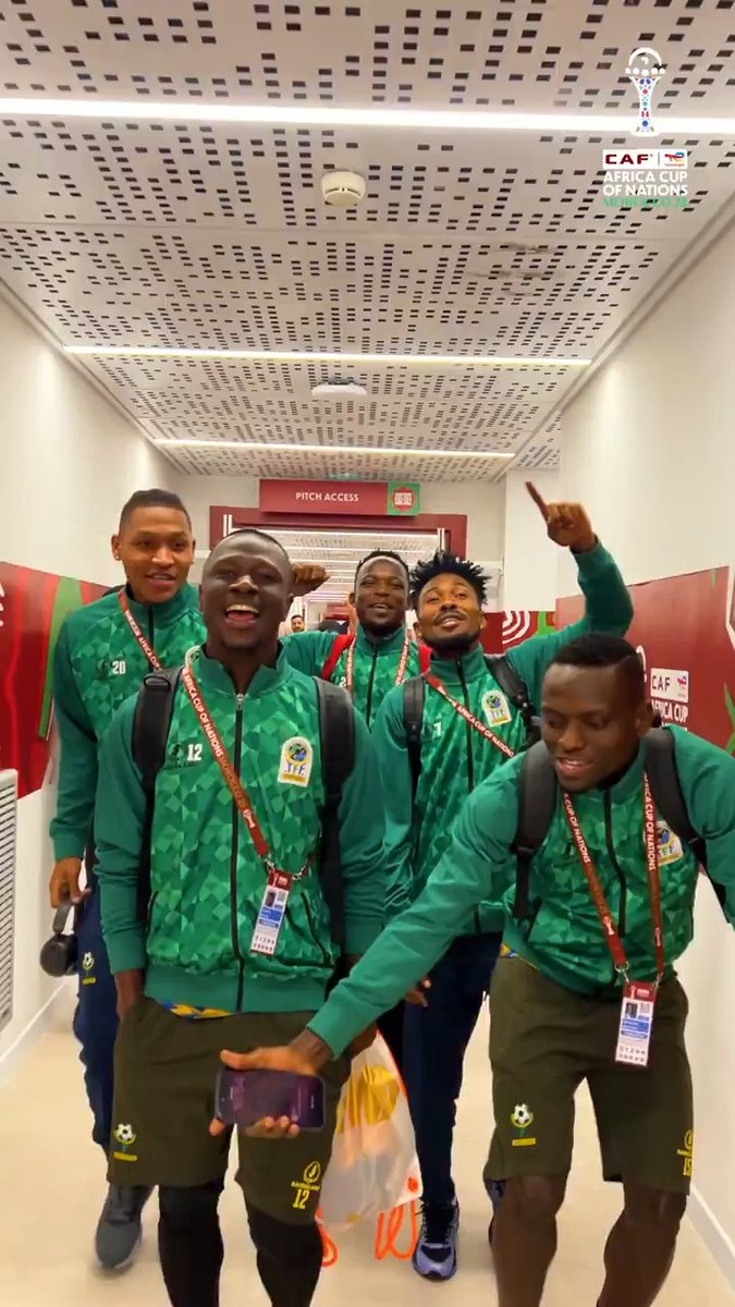 Taifa Stars shining as they come in. 🤩🇹🇿 #TotalEnergiesAFCON2025 | #WeSoundDifferent