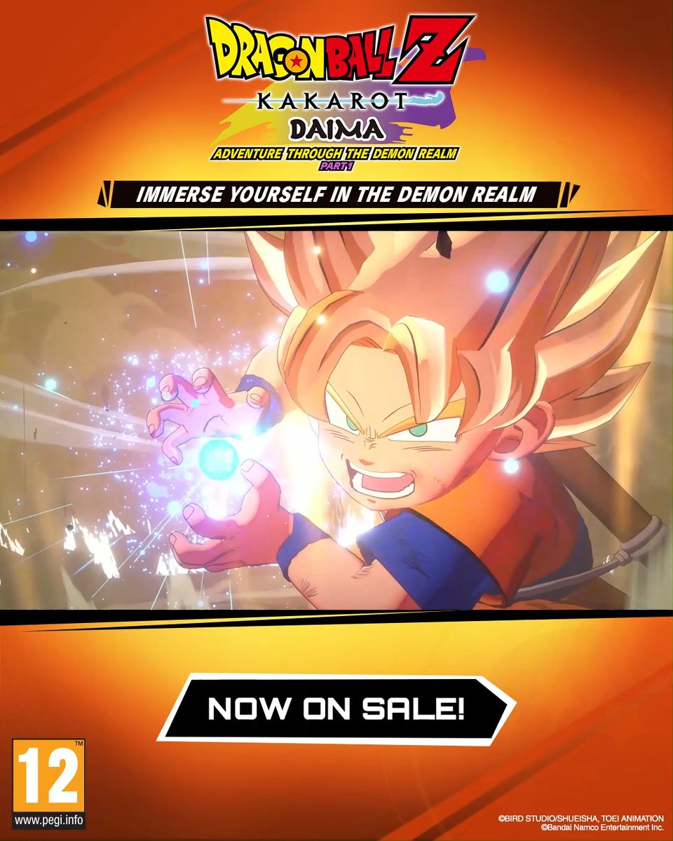 The gates to the Demon Realm open… or do they? Take your journey deeper with "DRAGON BALL Z: KAKAROT - DAIMA - Adventure Through The Demon Realm PART 1". #DBZK Head over to your favourite digital store now!
