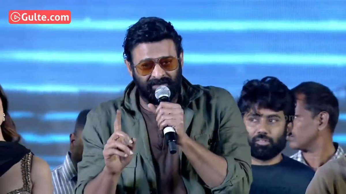 #Prabhas : " Sankranthi సినిమాలు అన్ని BLOCKBUSTER అవ్వాలి. Very Important.. Seniors తర్వాతే మేము. అన్ని Blockbuster అవ్వాలి.. మాది కూడా అయిపోతే Happy." #TheRajaSaab