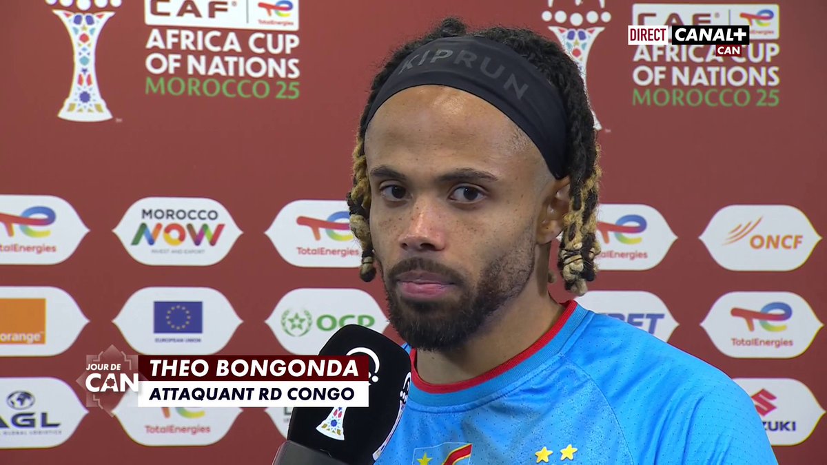#CANALPLUSCAN 🌍 : Réaction de Théo Bongonda 🇨🇩 après le match RDC / Sénégal 🎙️