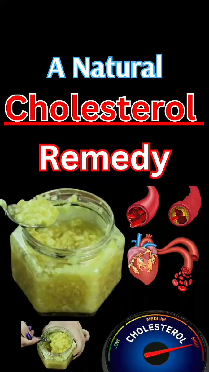A natural cholesterol remedy – One spoonful before breakfast cleanses your arteries👇👇👇