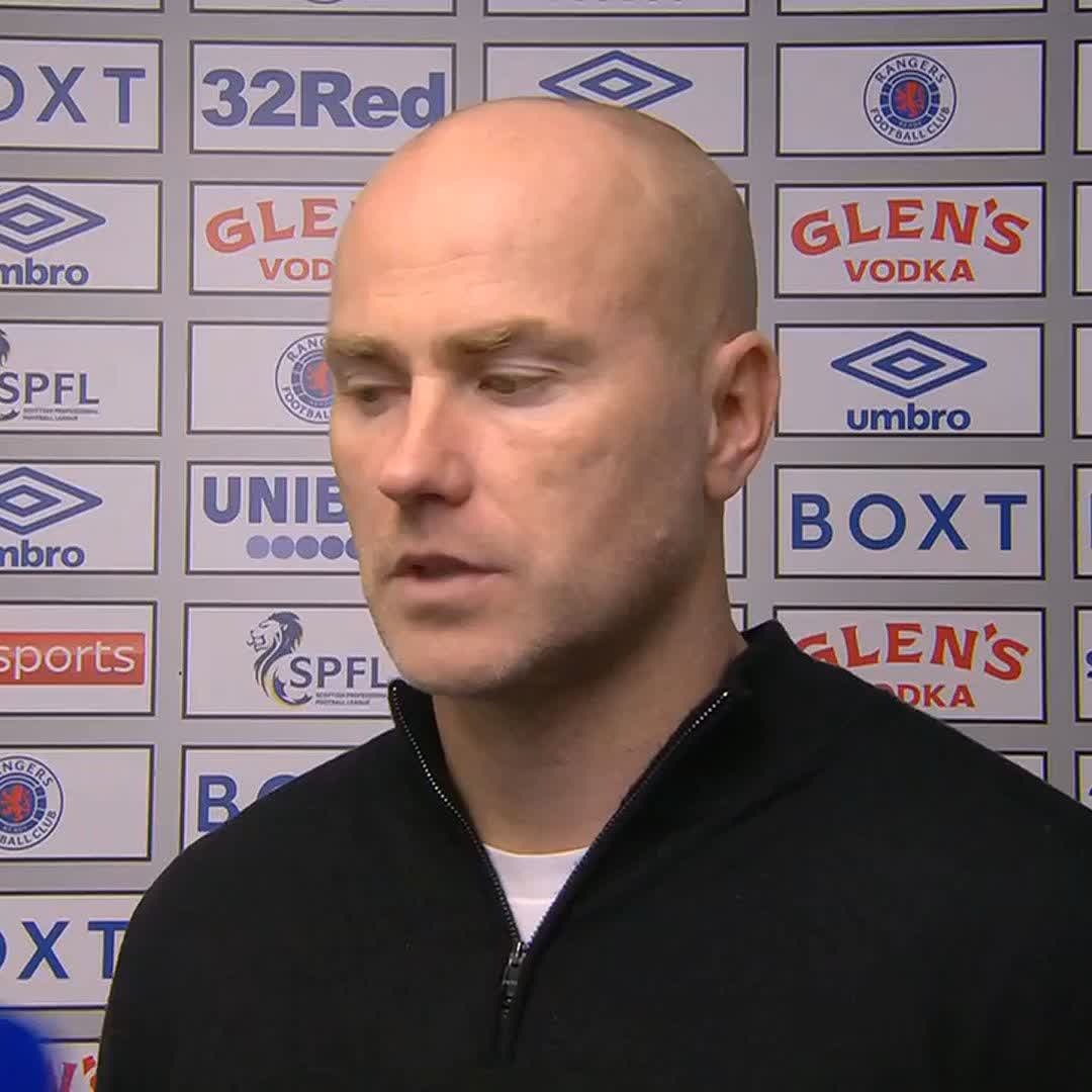 😯 “It’s a big call at the end, a certain penalty that for whatever reason is not given to us” Motherwell manager Jens Berthel Askou says he received "no explanation" as to why his side weren't awarded a penalty at Ibrox against Rangers ⤵️