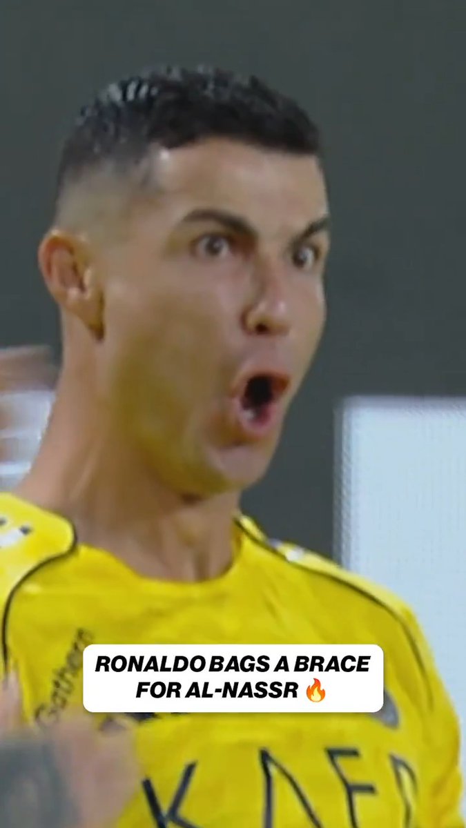 A BRACE FOR CRISTIANO RONALDO 🇵🇹‼️ He inches closer to 1,000 career goals, scoring No. 955 and No. 956 today for Al-Nassr 👀
