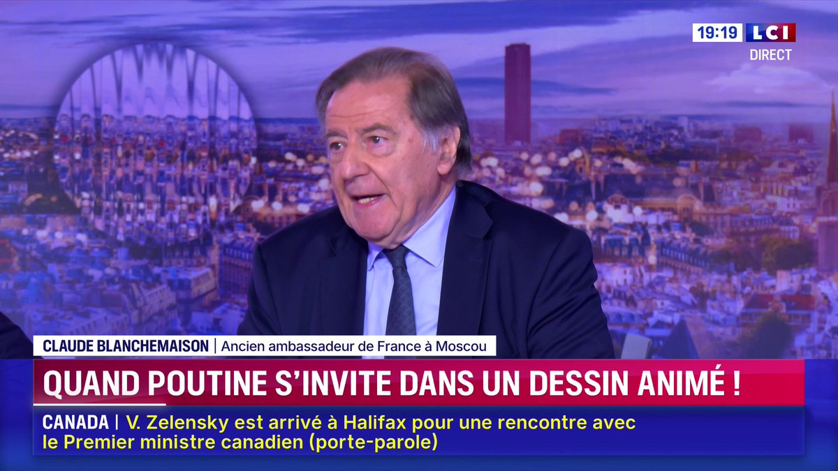 🗣️ "Si cette guerre en Ukraine se prolonge encore un an, l'économie russe va droit à la catastrophe. On constate que tout ce qui n'est pas militaire est en train de sombrer." 💬 Claude Blanchemaison, ancien ambassadeur de France en Russie