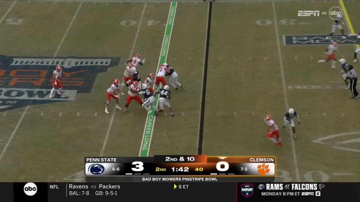 Jaylen Harvey brings the BOOM. #WeAre | Bad Boy Mowers Pinstripe Bowl on ABC
