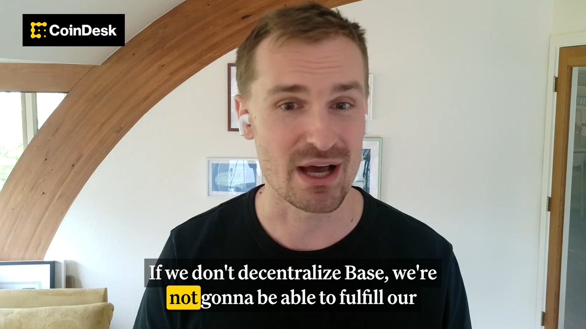 🔵 MOST INFLUENTIAL: jesse.base.eth says Base is exploring a network token as a "powerful lever" for decentralization, warning that without it, Base "won't be able to fulfill our mission" of building a global economy.