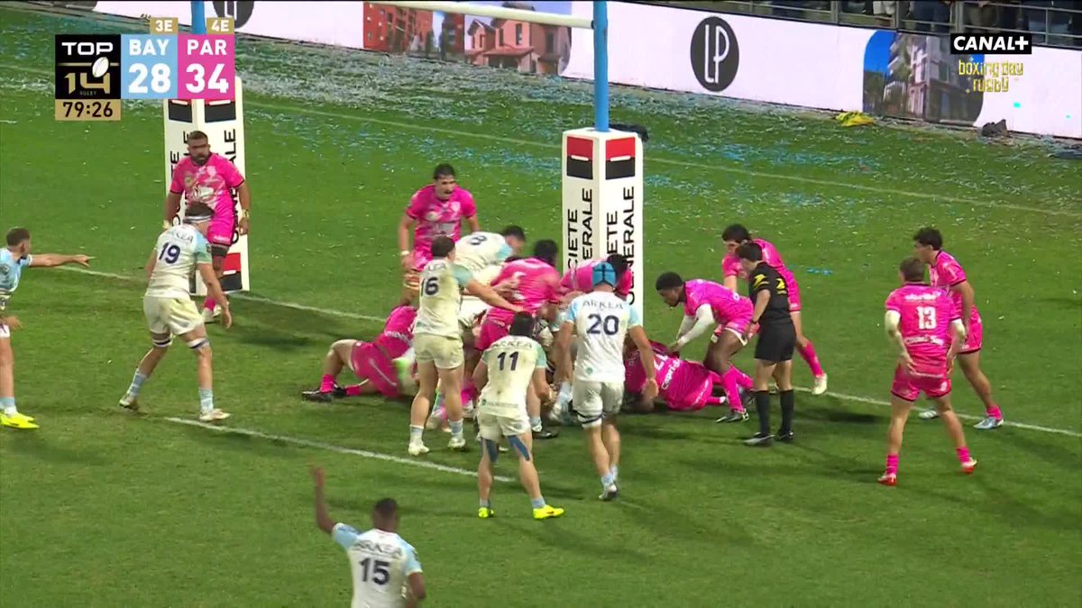 L'ESSAI DE LA GAGNE 🤯 Paulos inscrit l'essai de la gagne au bout du bout 🔥 Aviron Bayonnais #ABSFP