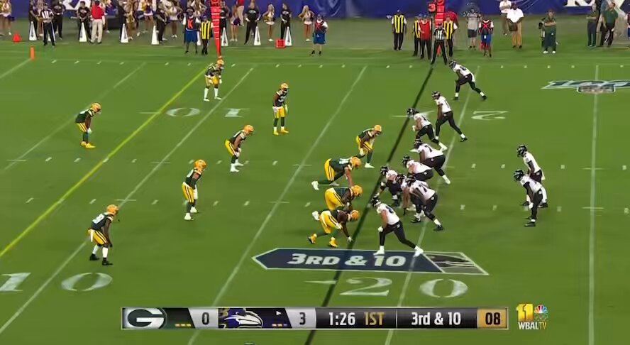 Last time Lamar Jackson played the Packers