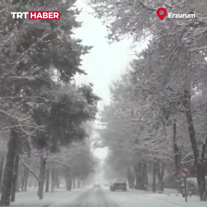 ❄️Yurdun dört bir yanından kar manzaraları...